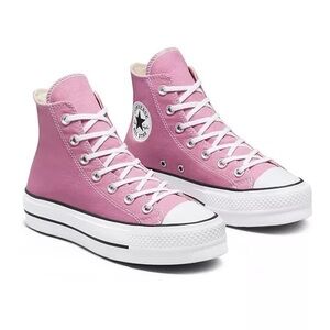 Platform High-top Converse Flamingo Pink